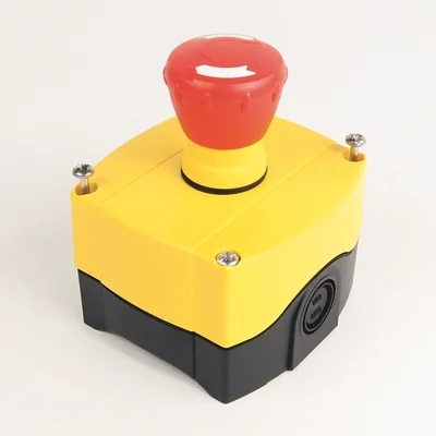 ROCKWELL AUTOMATION BOITIER 1 TROU JAUNE