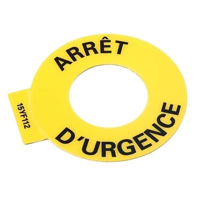 ROCKWELL AUTOMATION BAGUE "ARRET D'URGENCE" D60 JAUNE