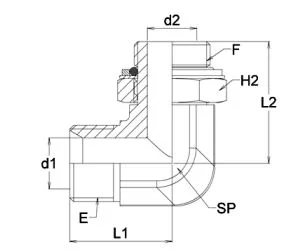 CIR COUDE MBSPP 1/4" OR MBSP 1/4"