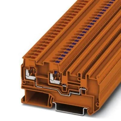 PHOENIX CONTACT BORNE DOUBLE ORANGE D'ALIMENTATION
