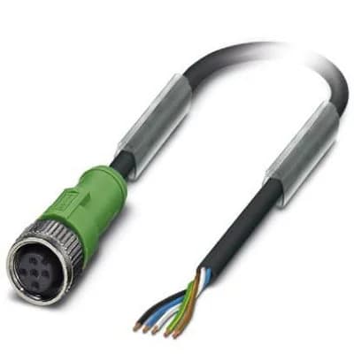 PHOENIX CONTACT CORDON M12F 5 POLES DROIT LG5M PVC