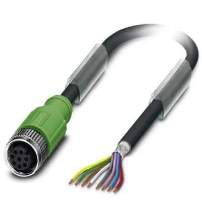 PHOENIX CONTACT CORDON BLINDÉ M12F 8P DROIT 5M PUR