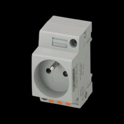 PHOENIX CONTACT PRISE 2P+T RAIL DIN 230VAC 16A