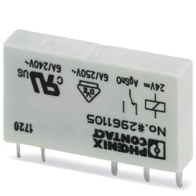 PHOENIX CONTACT RELAIS ENFICHABLES 1INV 6A 24VDC