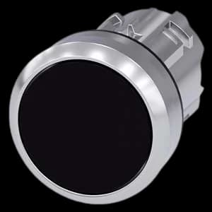 SIEMENS BOUTON POUSSOIR NOIR METAL