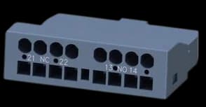 SIEMENS CONT. AUX. NO+NF DISJM 3RV2 FRONTAL