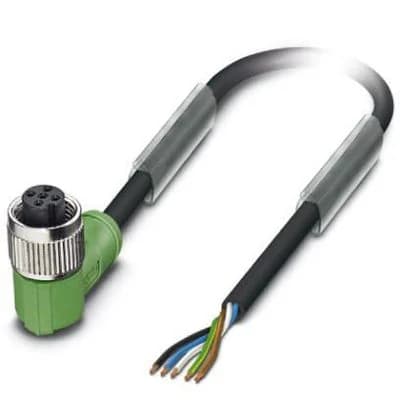 PHOENIX CONTACT CORDON M12F 5 POLES COUDÉ LG5M PVC