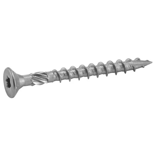 Vis terrasse tête fraisée six lobes INOX A2 4,5X60/35 (bte 200)
