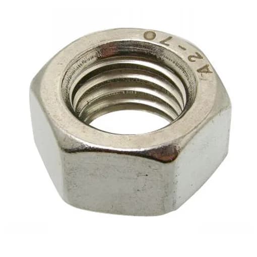 Hexagon nut HU stainless steel A2 M10 box of 100