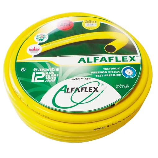Alfaflex Ath Gartenschlauch gelb Ø 15 mm 50 m Rolle