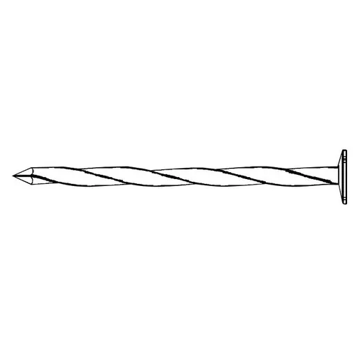 Drallnagel blank 100 x 4,1 mm Schachtel 5 kg
