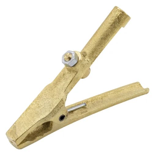 350A bronze crocodile earth clamp