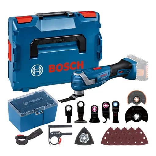 Multiherramienta oscilante 18V GOP 18V-34 + accesorios