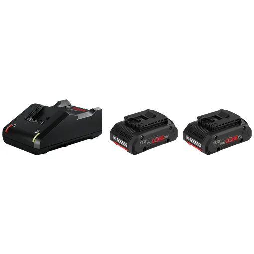 ProCORE 18V 4Ah battery pack + GAL 18V-40 fast charger
