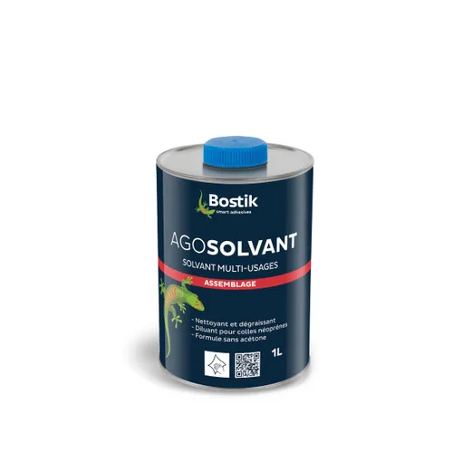 BOSTIK AGOSOLVANT neoprene adhesive thinner 1 L tin