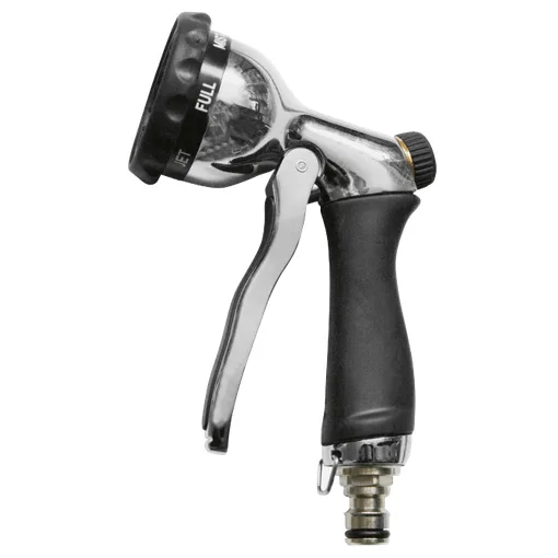 Brushed metal spray gun