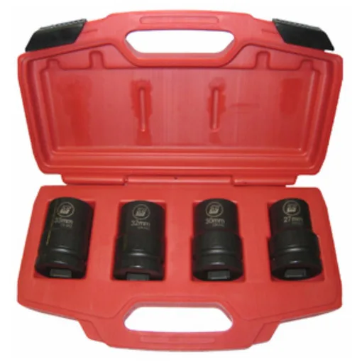 Coffret 4 douilles chocs 1'' longues intensives