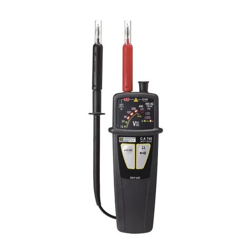 CA 742 voltage detector with IP2X probes