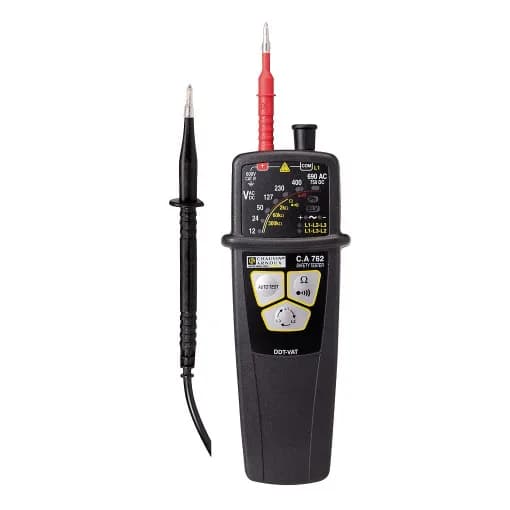 Detector de tensión VAT con indicador LED CA 762 IP2X