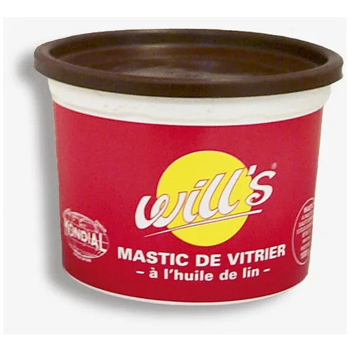 Mondial glazier's putty 1 kg pot natural