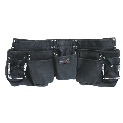 Leather and nylon tool pouch