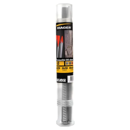 Kit de demolición SDS-PLUS (3 piezas)