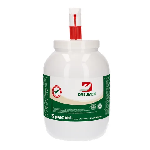 Spezial-Handwaschpaste mit Reibekörpern 2,8 kg + Pumpe
