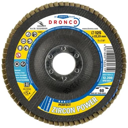 ZIRCON power 125 flat flap disc GR 60