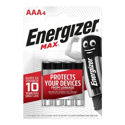 Energizer Alkali-Batterie Power AA LR6 1,5V (4er-Blister)