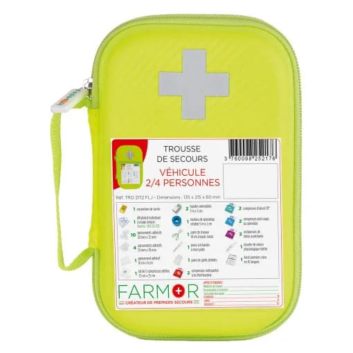 Fahrzeug-Erste-Hilfe-Set für 2-4 Personen