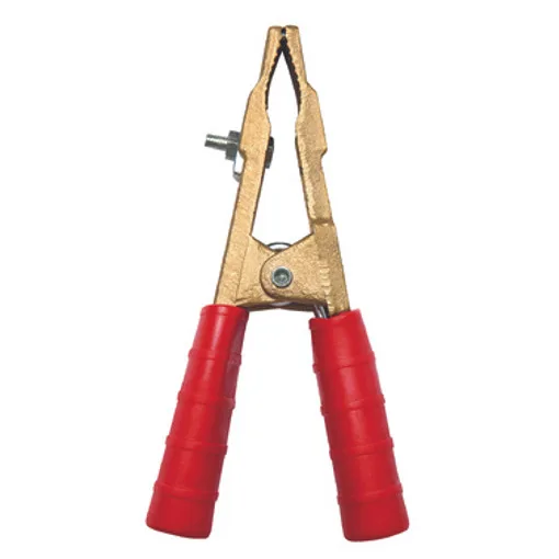 Pinza di carica in ottone 200A rossa