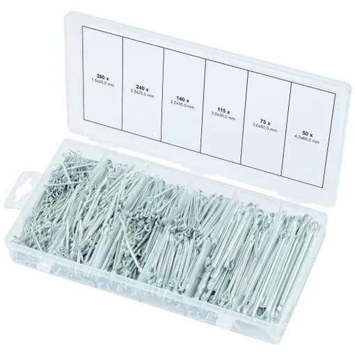 Split pin (1000 pcs assortment)
