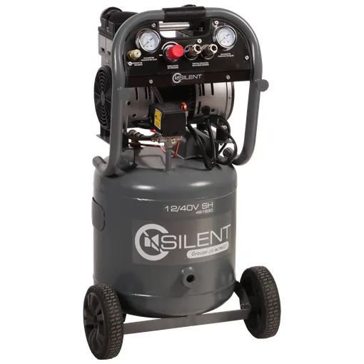 SILENT 12/40 SH vertical single-phase silent monobloc compressor