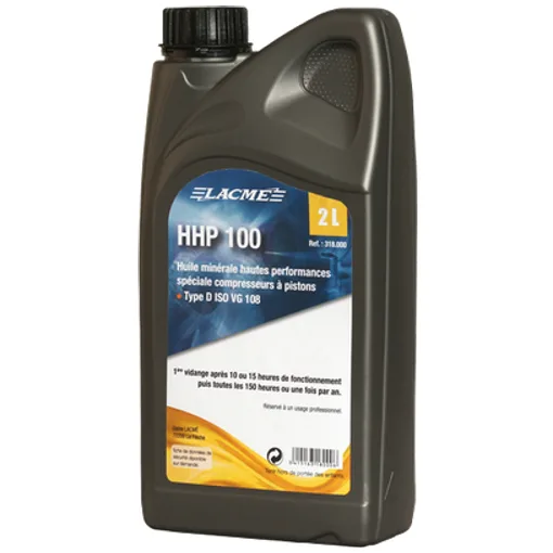 HHP100 piston compressor oil 2 L