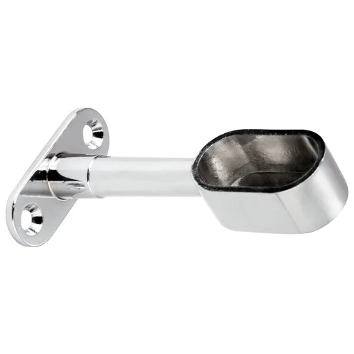 Ovaler Rohrträger Ø 30x15 mm ZAMAK
