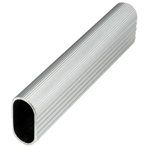 Oval wardrobe rail 30x15 mm diameter ALU