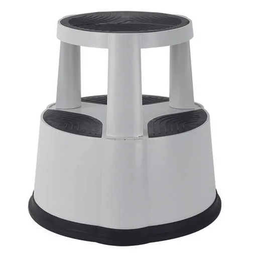 Rollhocker Mobil Step Luxe grau