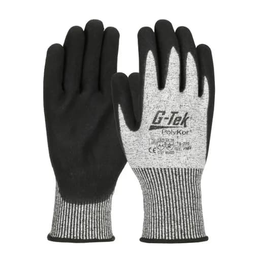 Polykor Strickhandschuh grau 16-350 Gr. 7