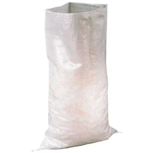 Worek na gruz z plecionego PP biały 55 x 95 (karton 250 - 25 paczek po 10 szt.)