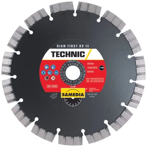 Disque DIAMANT beton First BV15 Ø 230 mm