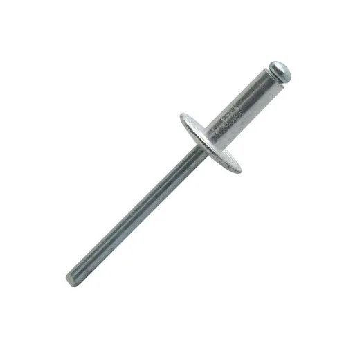 Standard ALU/STEEL rivet with large head ASL C14 4.8 x 12 BOX 250
