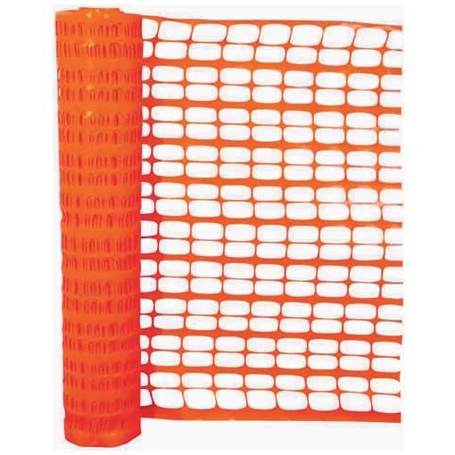 Barrera de señalización naranja PE
