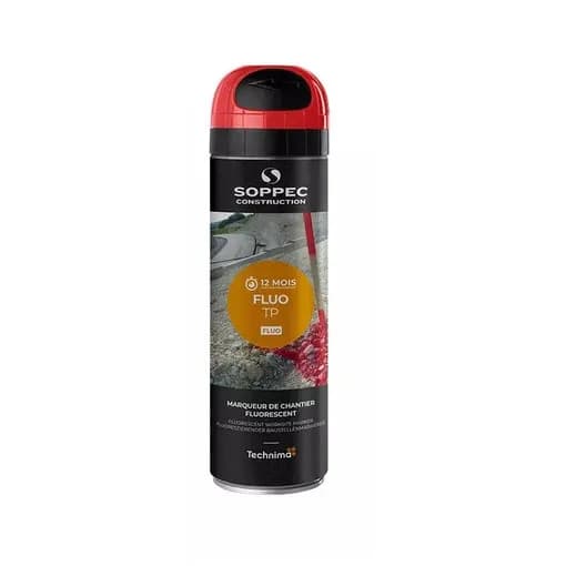 SOPPEC Baustellenmarkierer fluoreszierend TP Kirschrot 500 ml