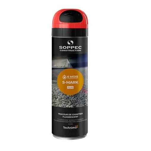 S-MARK Baustellenmarkierer nicht fluoreszierend braun 500 ml