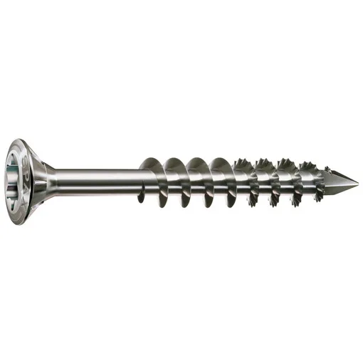 Tornillo para terraza madera blanda SPAX INOX A2 4,5x45 caja 200