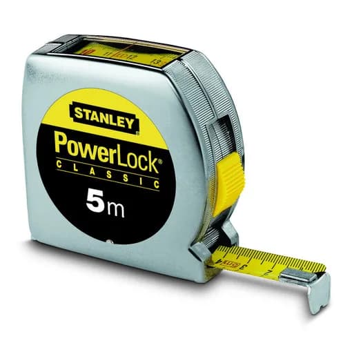 Messband 5 m x 19 mm Powerlock mit Direktablesung