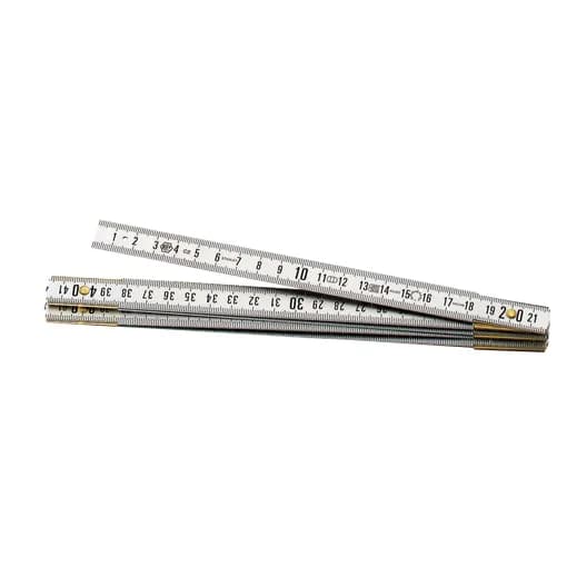 Gravemat Duraluminium-Gliedermaßstab Klasse III 2 m
