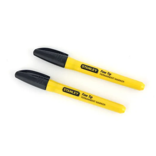Marcador negro punta fina - blíster 2 uds