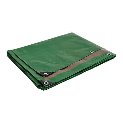 Abdeckplane HQ250 Pro 3 m x 5 m grün für den Außenbereich