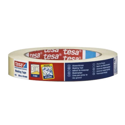Abdeckband 4323 50 m x 19 mm creme